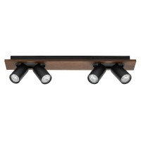 LEDVANCE 4058075 828100 DECOR SPOT MERCURY 4 x GU10 BLACK / WENGE