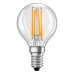 LEDVANCE 4099854 069178 LED CLASSIC P CLEAR CL P45 FILAMENT 4W-40W E14 2700K
