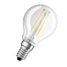 LED крушка LEDVANCE 4099854 069215 LED CLASSIC P CLEAR CL P45 FILAMENT 2,5W-25W E14 2700K