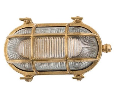 LIDO LIGHT 105114 OUTDOOR BRASS WALL LAMP 400