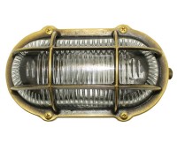 LIDO LIGHT 105123 OUTDOOR BRASS WALL LAMP 400/B