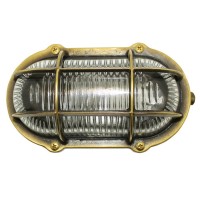 LIDO LIGHT 105123 OUTDOOR BRASS WALL LAMP 400/B