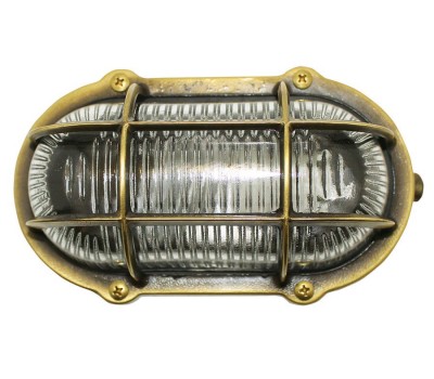 LIDO LIGHT 105123 OUTDOOR BRASS WALL LAMP 400/B