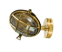 LIDO LIGHT 105248 OUTDOOR BRASS WALL LAMP 4011