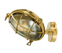 LIDO LIGHT 105332 OUTDOOR BRASS WALL LAMP 4021