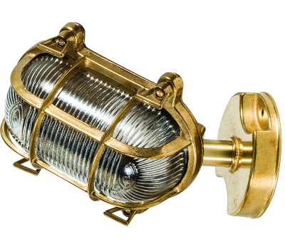 LIDO LIGHT 105449 OUTDOOR BRASS WALL LAMP 4051