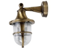 LIDO LIGHT 105619 OUTDOOR BRASS WALL LAMP 407