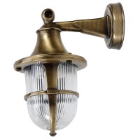 LIDO LIGHT 105619 OUTDOOR BRASS WALL LAMP 407