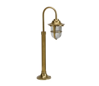 LIDO LIGHT 105637 OUTDOOR BRASS BOLLARD LAMP 407