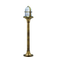LIDO LIGHT 105848 OUTDOOR BRASS BOLLARD LAMP 411