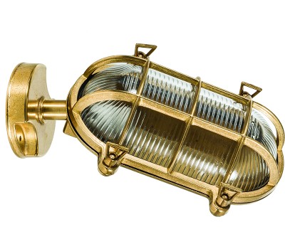 LIDO LIGHT 106050 OUTDOOR BRASS WALL LAMP 4151