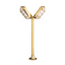 LIDO LIGHT 106085 OUTDOOR BRASS BOLLARD LAMP 415