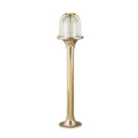 LIDO LIGHT 106302 OUTDOOR BRASS BOLLARD LAMP 420