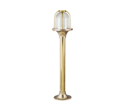 LIDO LIGHT 106302 OUTDOOR BRASS BOLLARD LAMP 420