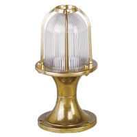 LIDO LIGHT 106316 OUTDOOR BRASS BOLLARD LAMP 420