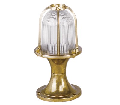 LIDO LIGHT 106316 OUTDOOR BRASS BOLLARD LAMP 420