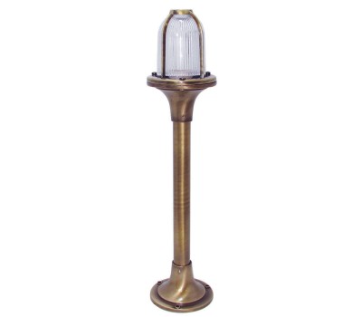 LIDO LIGHT 106361 OUTDOOR BRASS BOLLARD LAMP 422