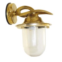 LIDO LIGHT 106395 OUTDOOR BRASS WALL LAMP 423М