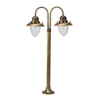 LIDO LIGHT 106440 OUTDOOR BRASS BOLLARD LAMP 422