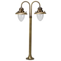 LIDO LIGHT 106449 OUTDOOR BRASS BOLLARD LAMP 424