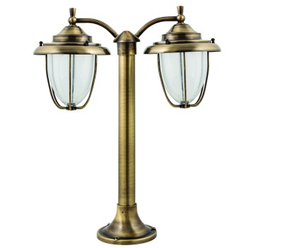 LIDO LIGHT 106520 OUTDOOR BRASS BOLLARD LAMP 427