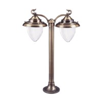 LIDO LIGHT 106607 OUTDOOR BRASS BOLLARD LAMP 428
