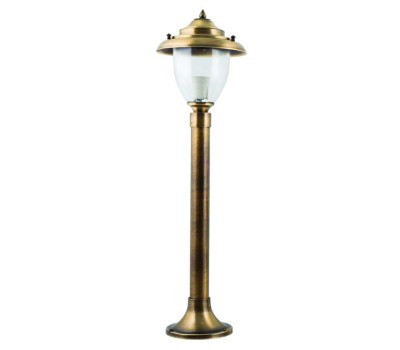 LIDO LIGHT 106643 OUTDOOR BRASS BOLLARD LAMP 428