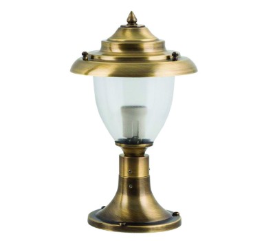 LIDO LIGHT 106664 OUTDOOR BRASS BOLLARD LAMP 428