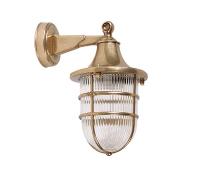 LIDO LIGHT 106698 OUTDOOR BRASS WALL LAMP 432