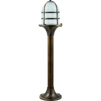 LIDO LIGHT 106732 OUTDOOR BRASS BOLLARD LAMP 432