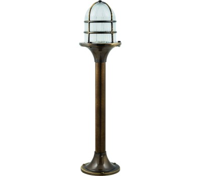 LIDO LIGHT 106732 OUTDOOR BRASS BOLLARD LAMP 432