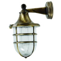 LIDO LIGHT 106770 OUTDOOR BRASS WALL LAMP 432
