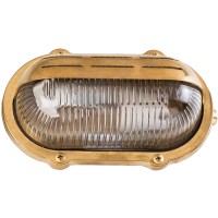 LIDO LIGHT 106813 OUTDOOR BRASS WALL LAMP 435/B-01