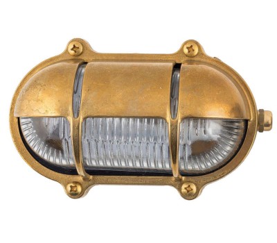 LIDO LIGHT 106833 OUTDOOR BRASS WALL LAMP 435-03