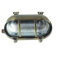 LIDO LIGHT 106856 OUTDOOR BRASS WALL LAMP 435