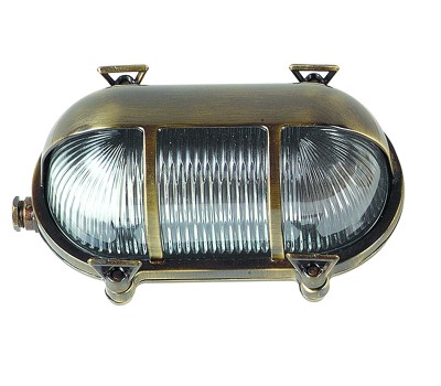 LIDO LIGHT 106856 OUTDOOR BRASS WALL LAMP 435