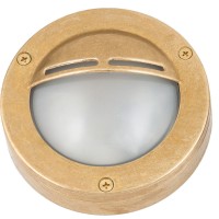 LIDO LIGHT 106875 OUTDOOR BRASS WALL LAMP 436