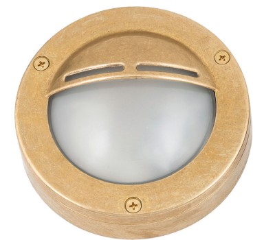 LIDO LIGHT 106875 OUTDOOR BRASS WALL LAMP 436