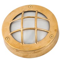 LIDO LIGHT 106911 OUTDOOR BRASS WALL LAMP 437