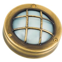 LIDO LIGHT 106926 OUTDOOR BRASS WALL LAMP 437