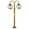 LIDO LIGHT 107072 OUTDOOR BRASS BOLLARD LAMP 447