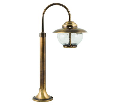 LIDO LIGHT 107143 OUTDOOR BRASS BOLLARD LAMP 448