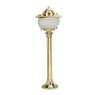 LIDO LIGHT 107190 OUTDOOR BRASS BOLLARD LAMP 448