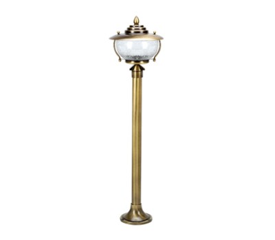 LIDO LIGHT 107204 OUTDOOR BRASS BOLLARD LAMP 448