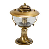 LIDO LIGHT 107217 OUTDOOR BRASS BOLLARD LAMP 448
