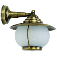 LIDO LIGHT 107230 OUTDOOR BRASS WALL LAMP 448