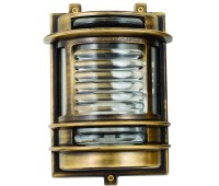 LIDO LIGHT 107345 OUTDOOR BRASS WALL LAMP 453