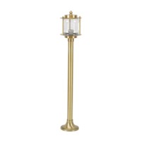 LIDO LIGHT 107424 OUTDOOR BRASS BOLLARD LAMP 454