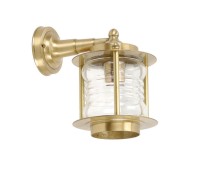 LIDO LIGHT 107461 OUTDOOR BRASS WALL LAMP 454K