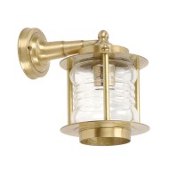 LIDO LIGHT 107461 OUTDOOR BRASS WALL LAMP 454K